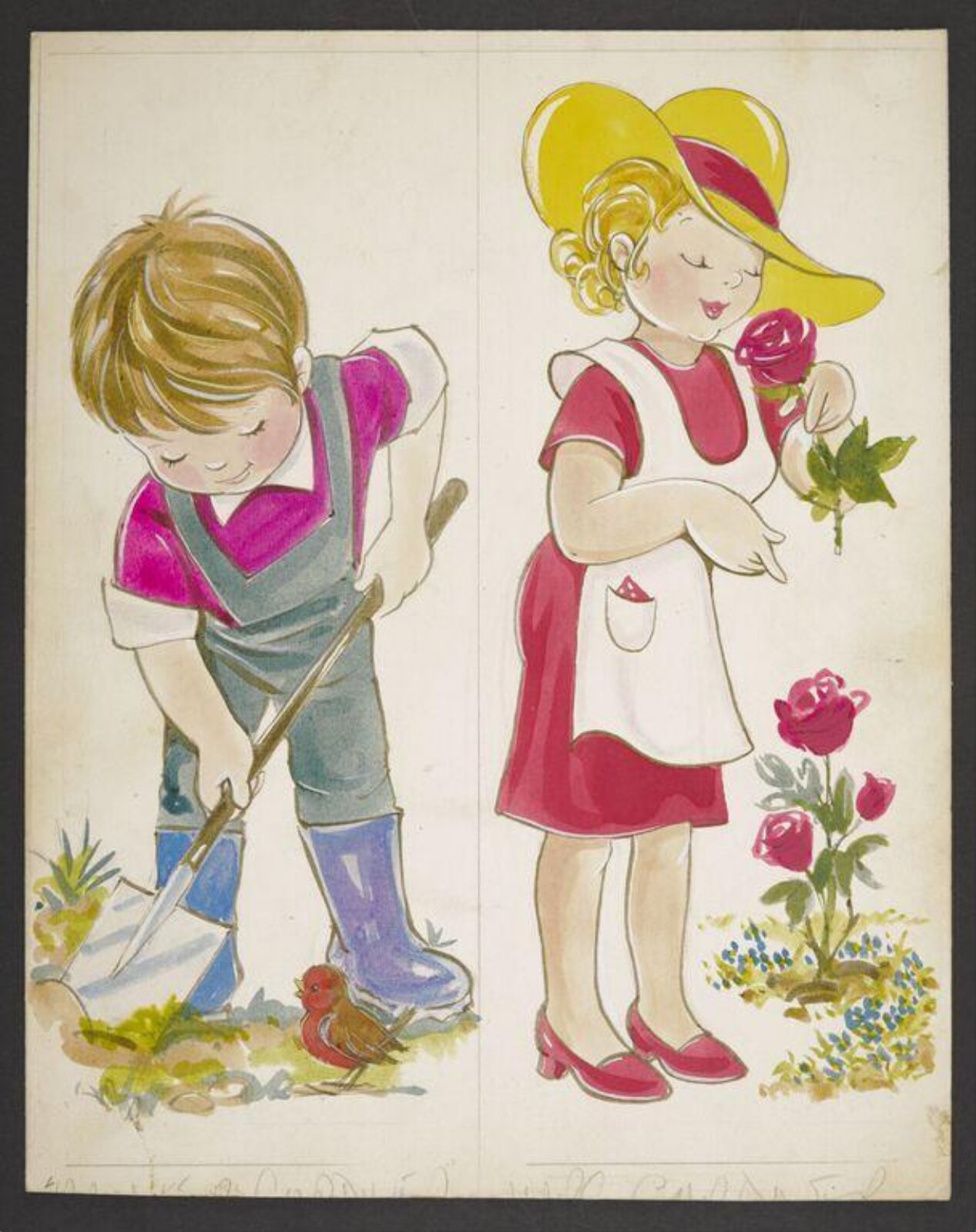 <u>Happy families</u>, ca. 1950