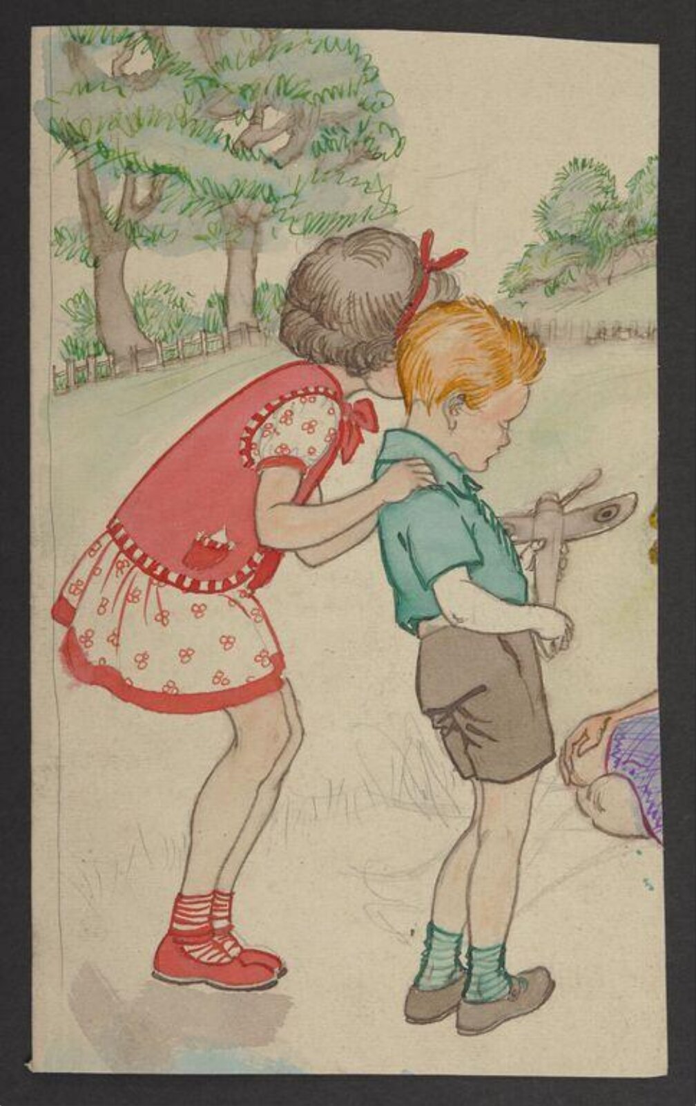 Watercolour painting, Olive Wood, 1940-1949
