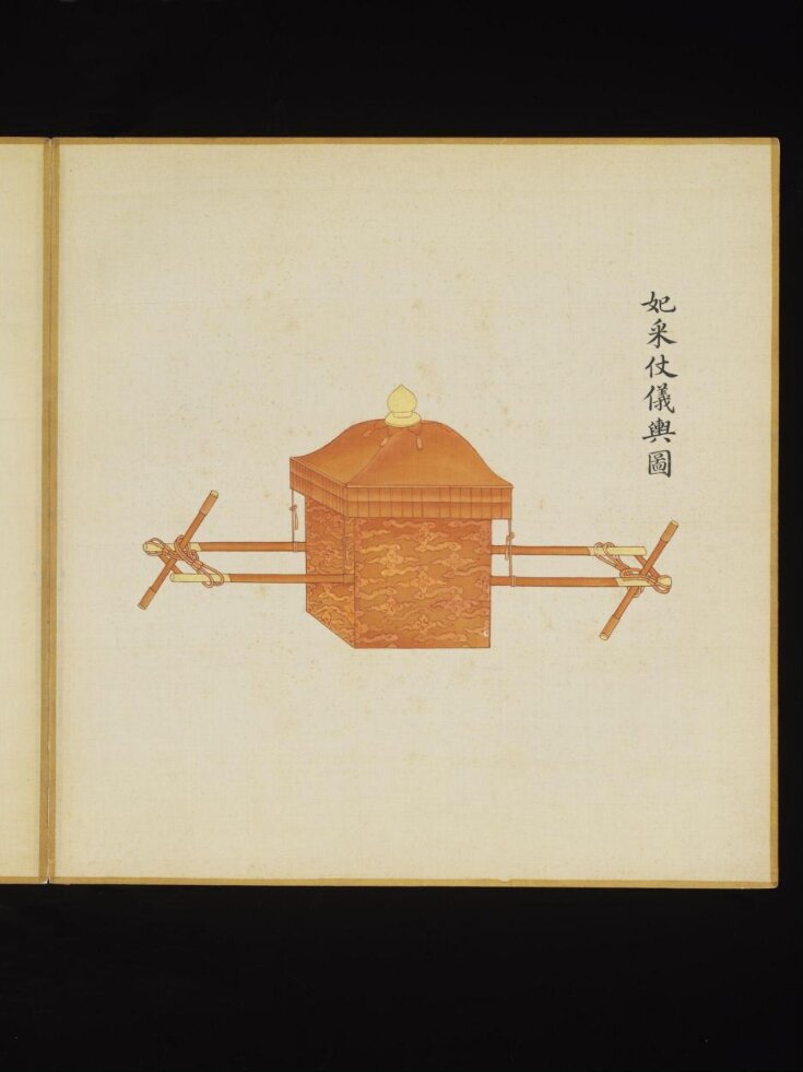 The State Sedan Chair Carried by the Guard of the Imperial Concubines of the Third Rank top image