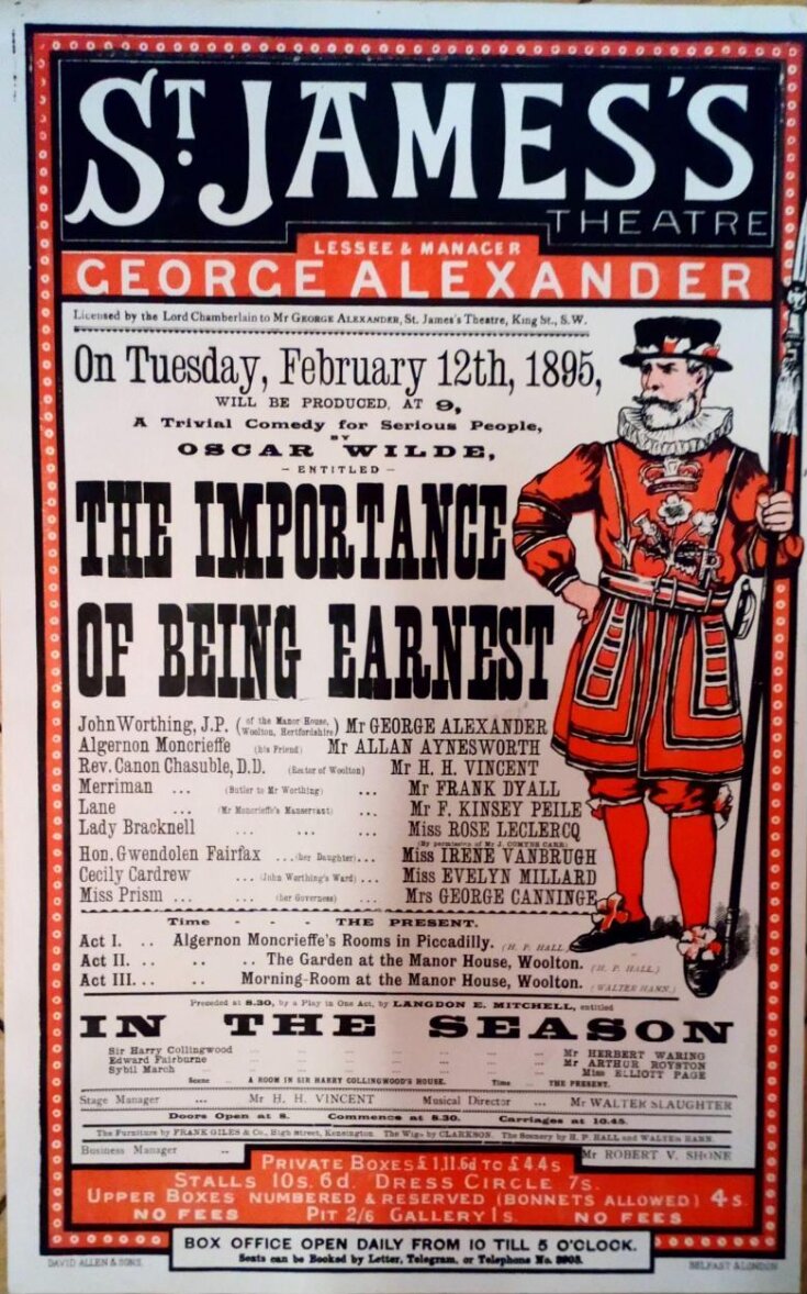 The Importance of Being Earnest image