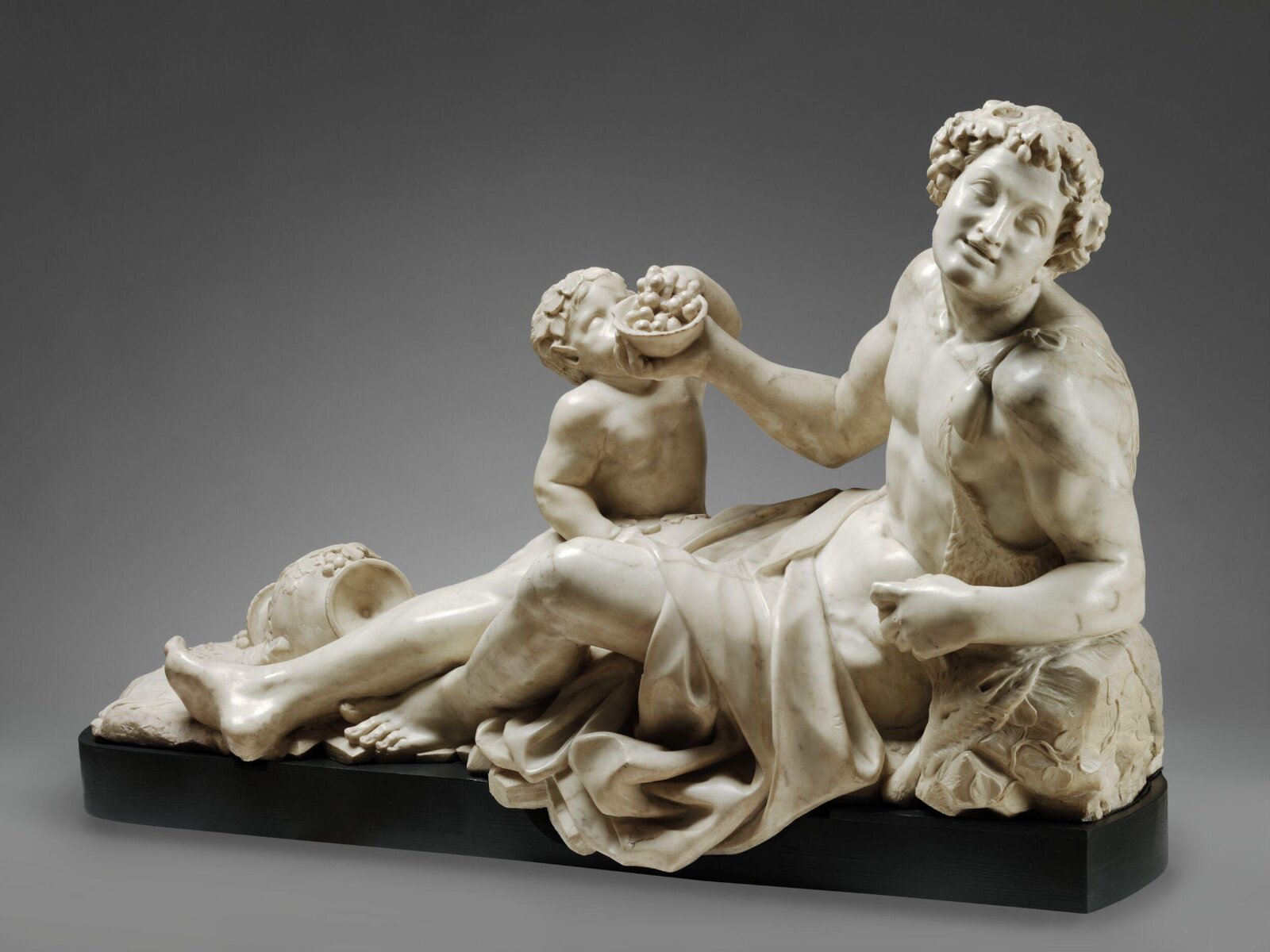 Bacchus, tarsia, Early 18th century