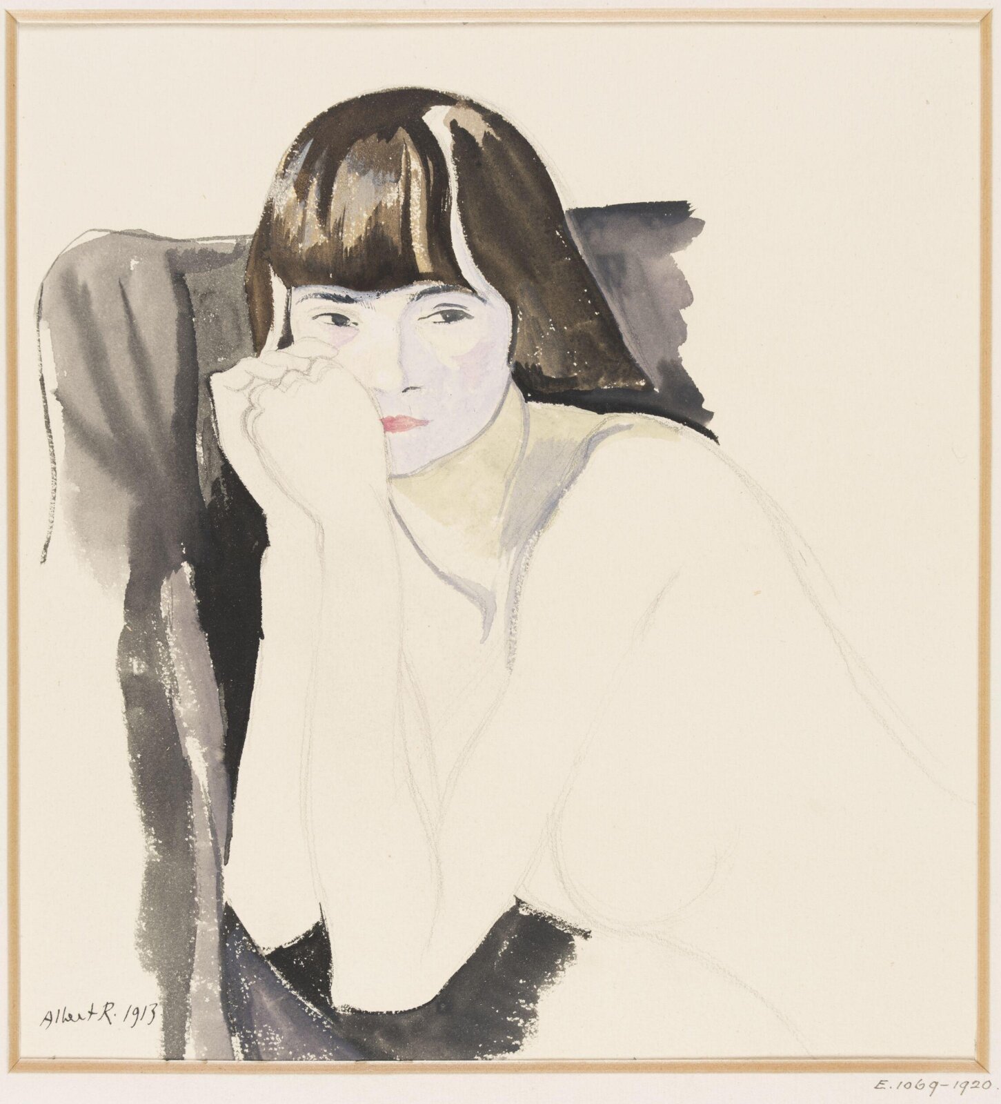 Drawing, Albert Daniel Rutherston, 1913