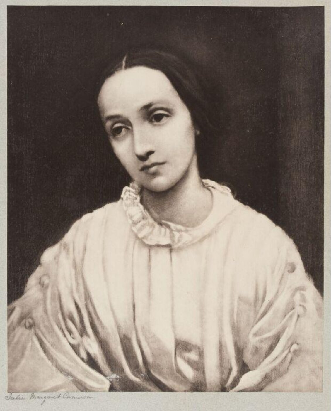 unknown, Julia Margaret Cameron portrait painted by G. F. Watts