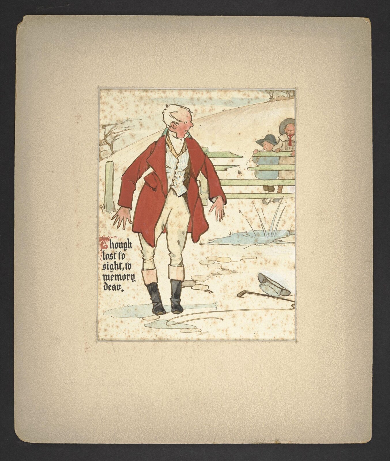 'Though lost to sight, to memory dear', B. Hitch, ca. 1890