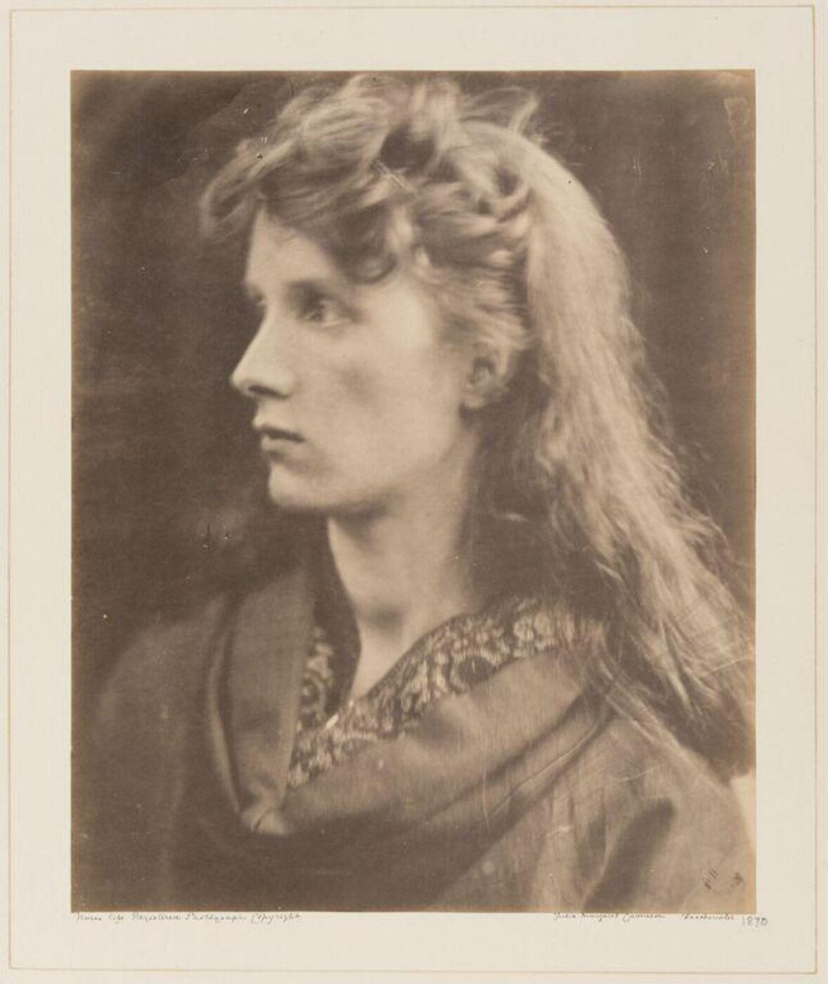Cameron, Julia Margaret, Lady Clara Vere de Vere