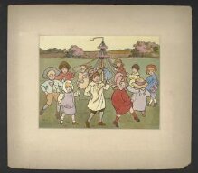 Children dancing round a Maypole thumbnail 1