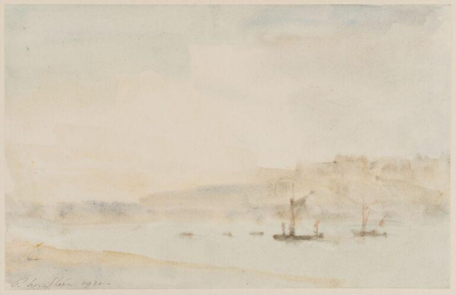 Watercolour, Philip Wilson Steer, 1930