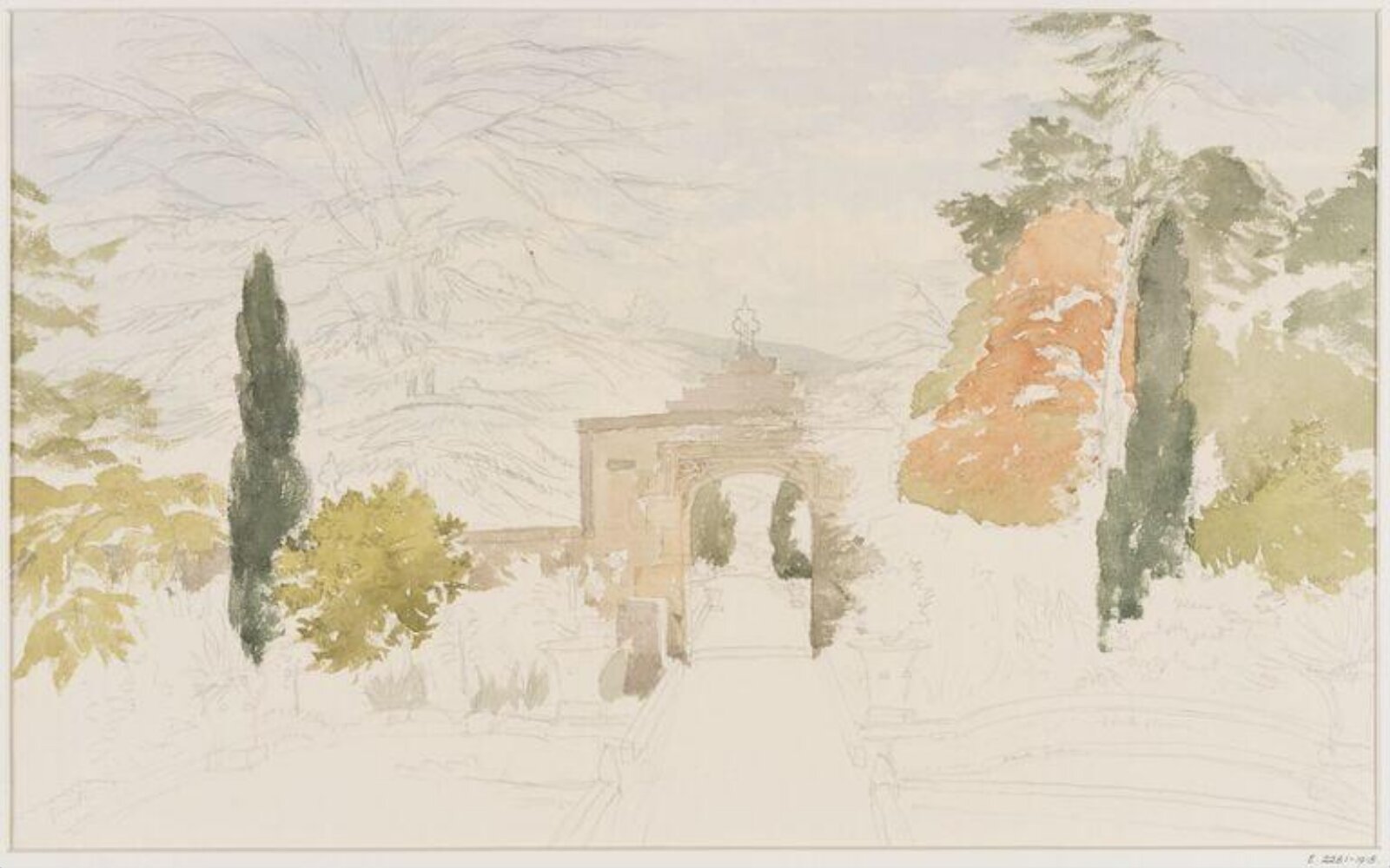 Watercolour, Thomas Brittain Vacher, XIX век