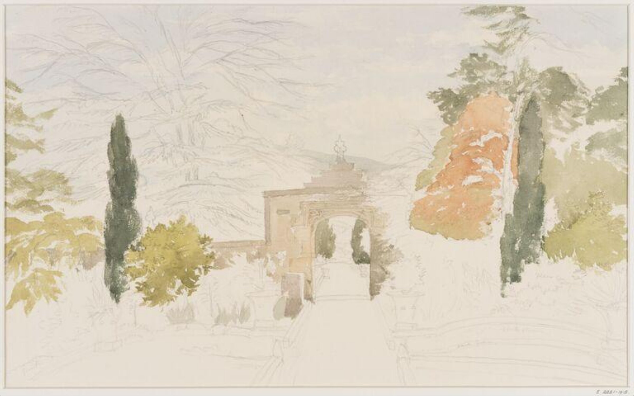 Watercolour, Thomas Brittain Vacher, 19th century