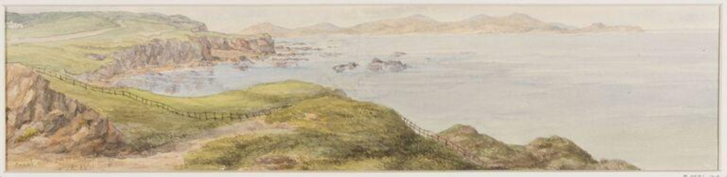 Coast near Portrush, Thomas Brittain Vacher, 1820-1880