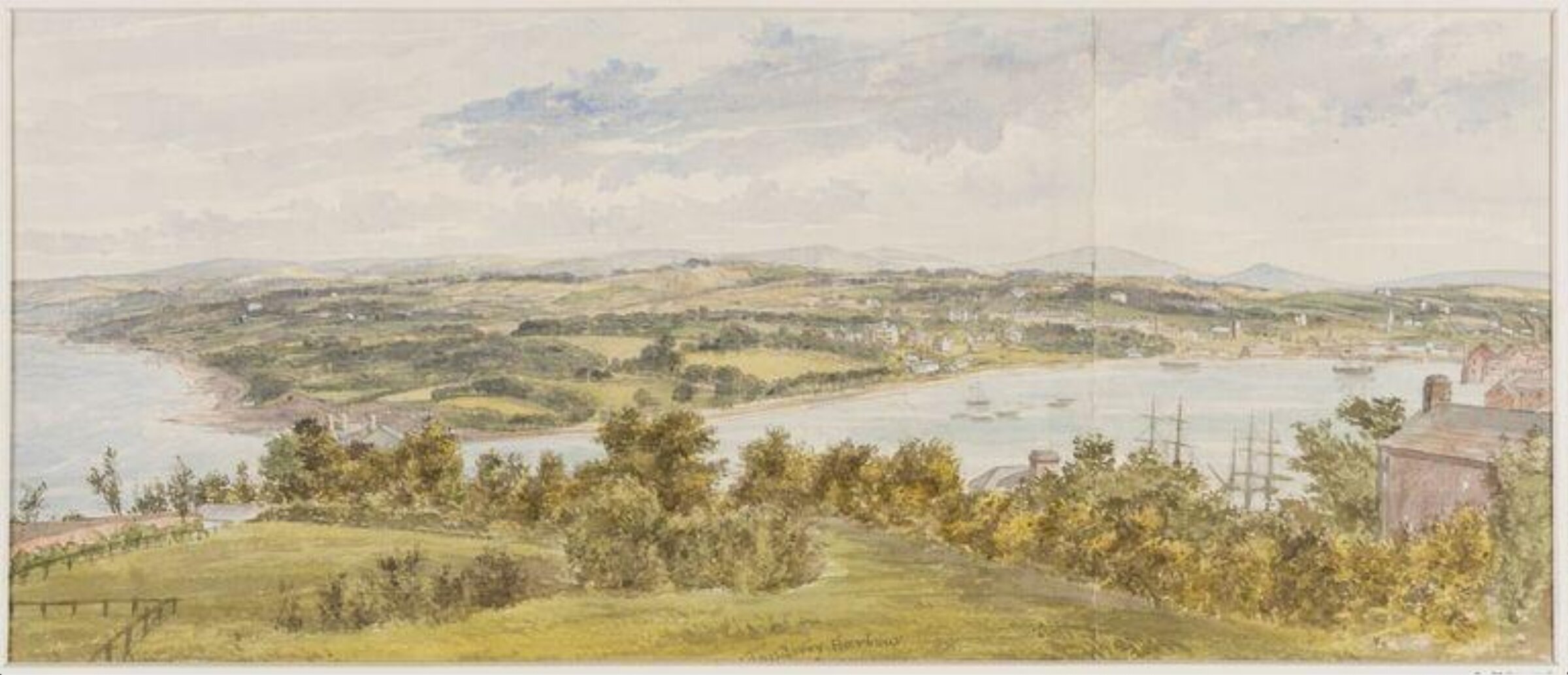 Londonderry Harbour, Thomas Brittain Vacher, 1861