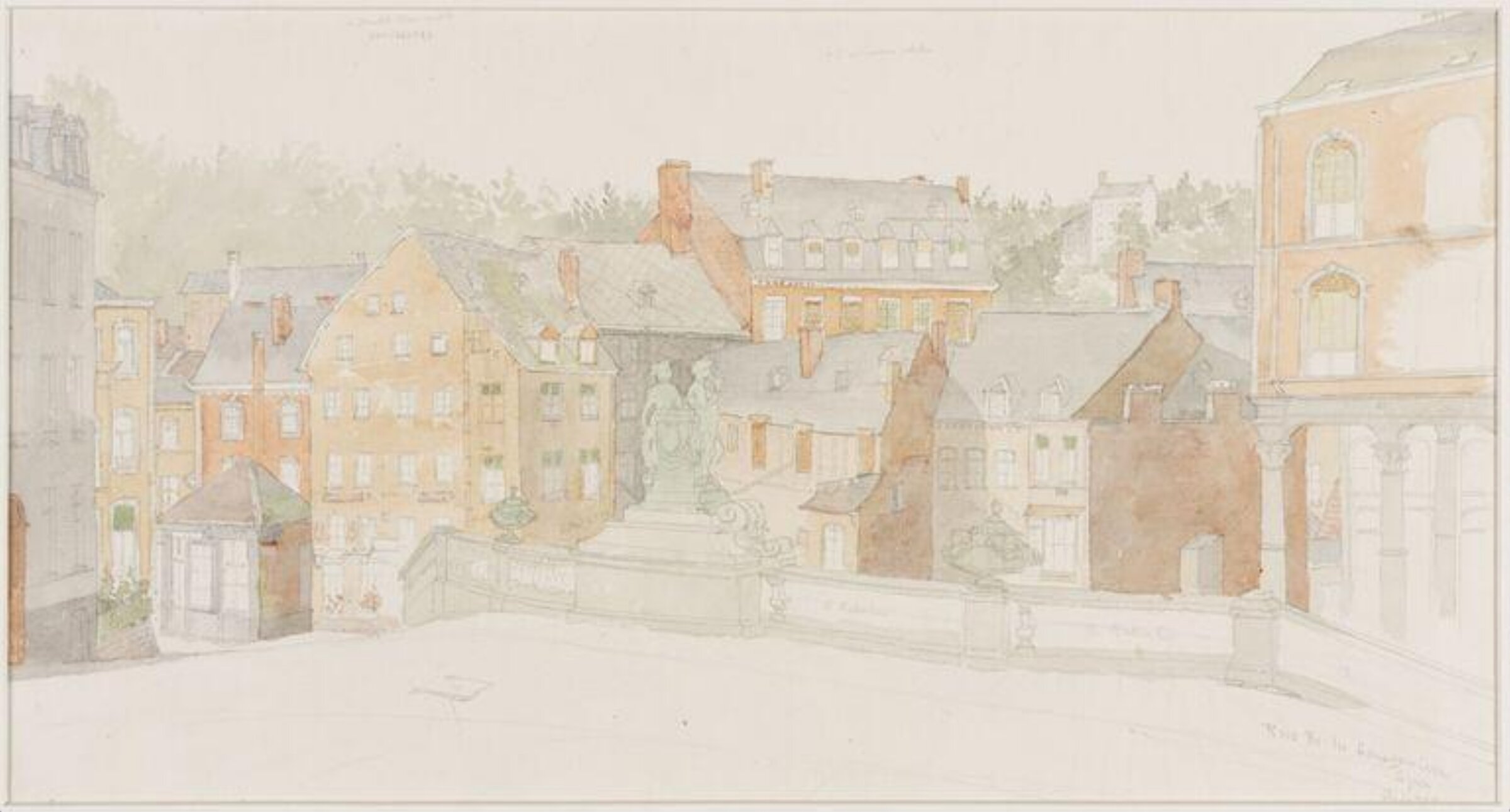 Rue de la Sauvenière, Spa, Thomas Brittain Vacher, август 1874