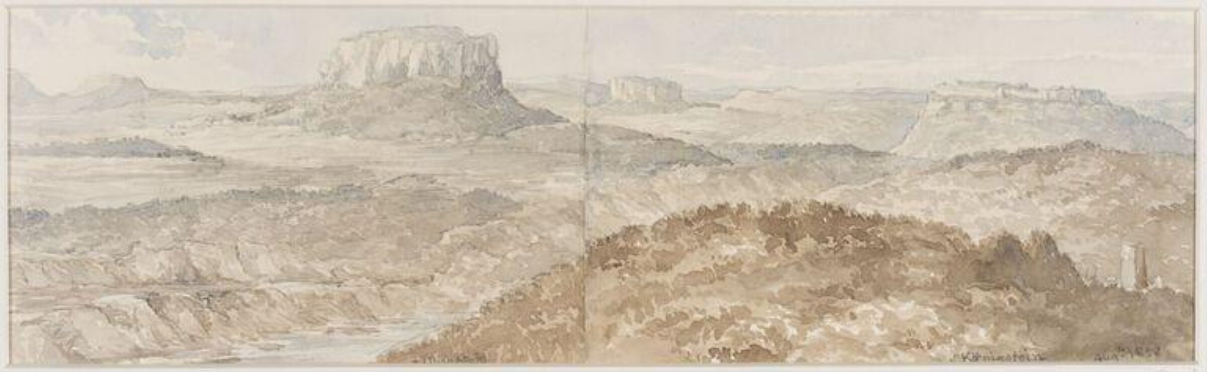 Königstein, Saxony, Thomas Brittain Vacher, 1858