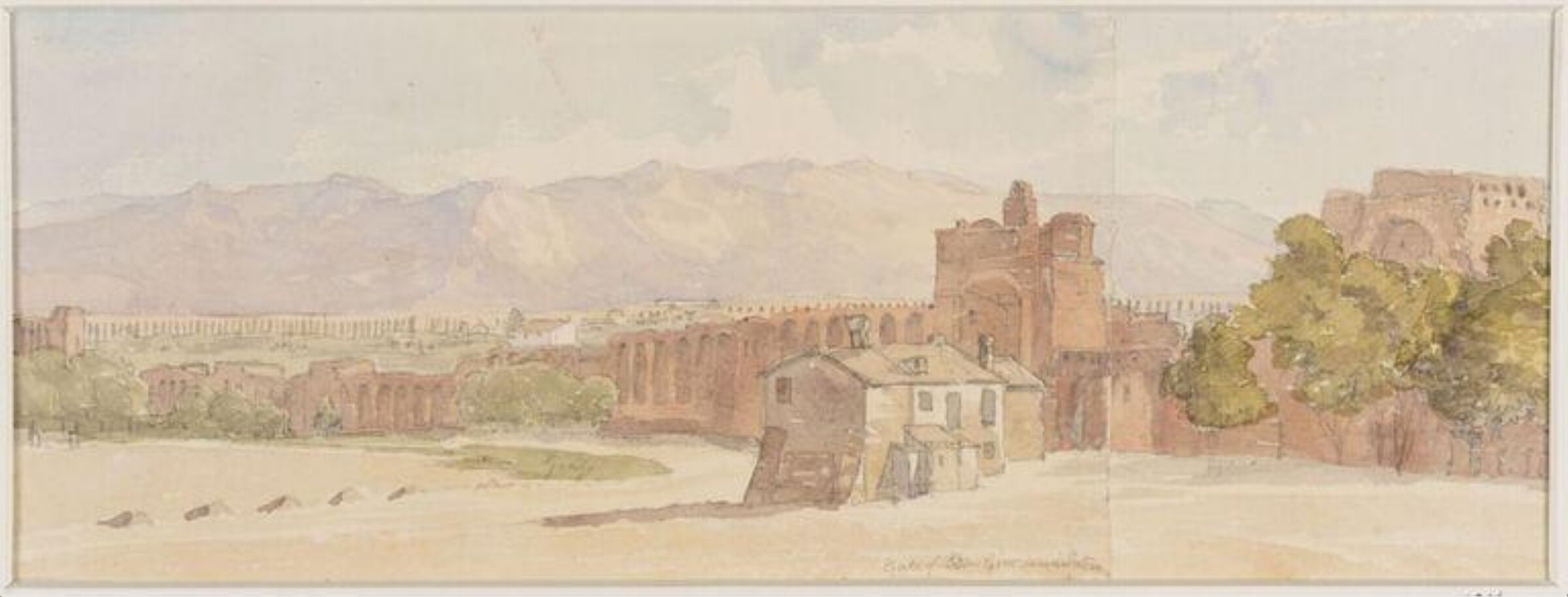 Porta San Giovanni, Rome, Thomas Brittain Vacher, 1820-1880