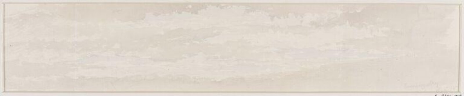 Studies of Clouds, Thomas Brittain Vacher, 19th century