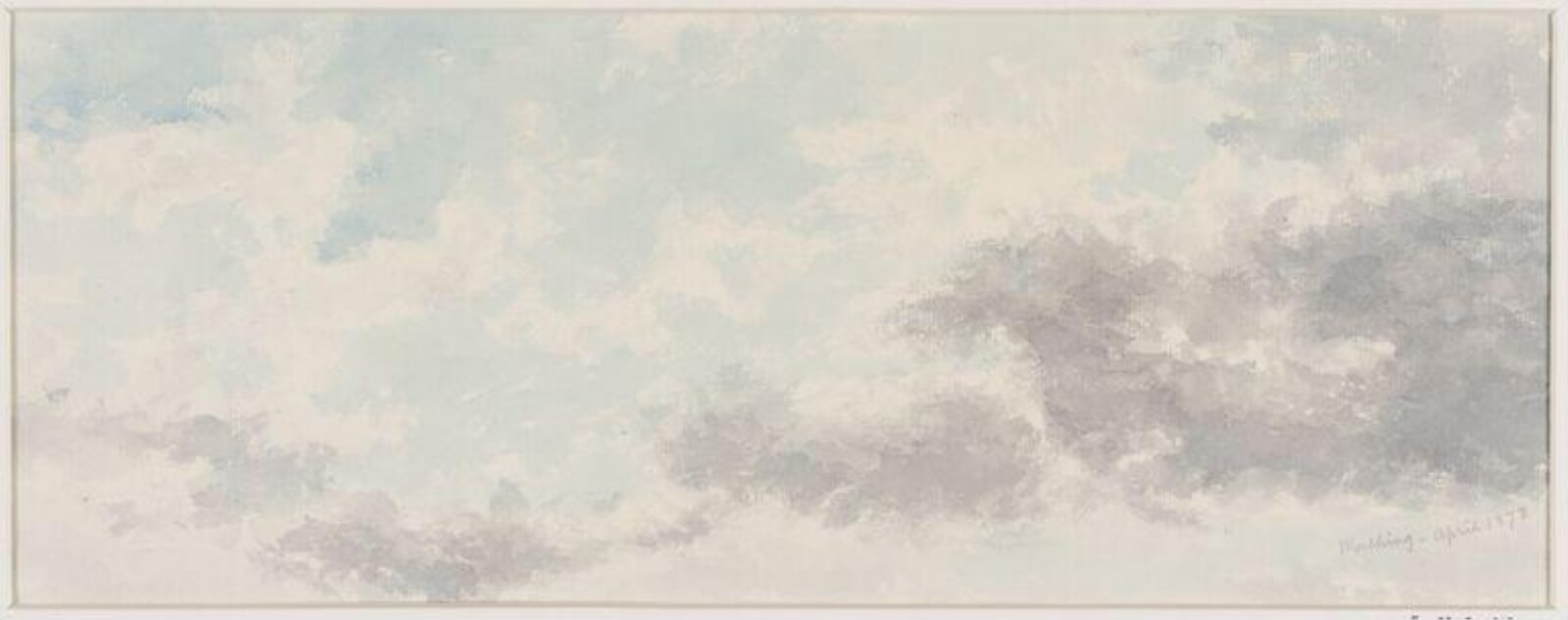 Studies of Clouds, Thomas Brittain Vacher, 1878