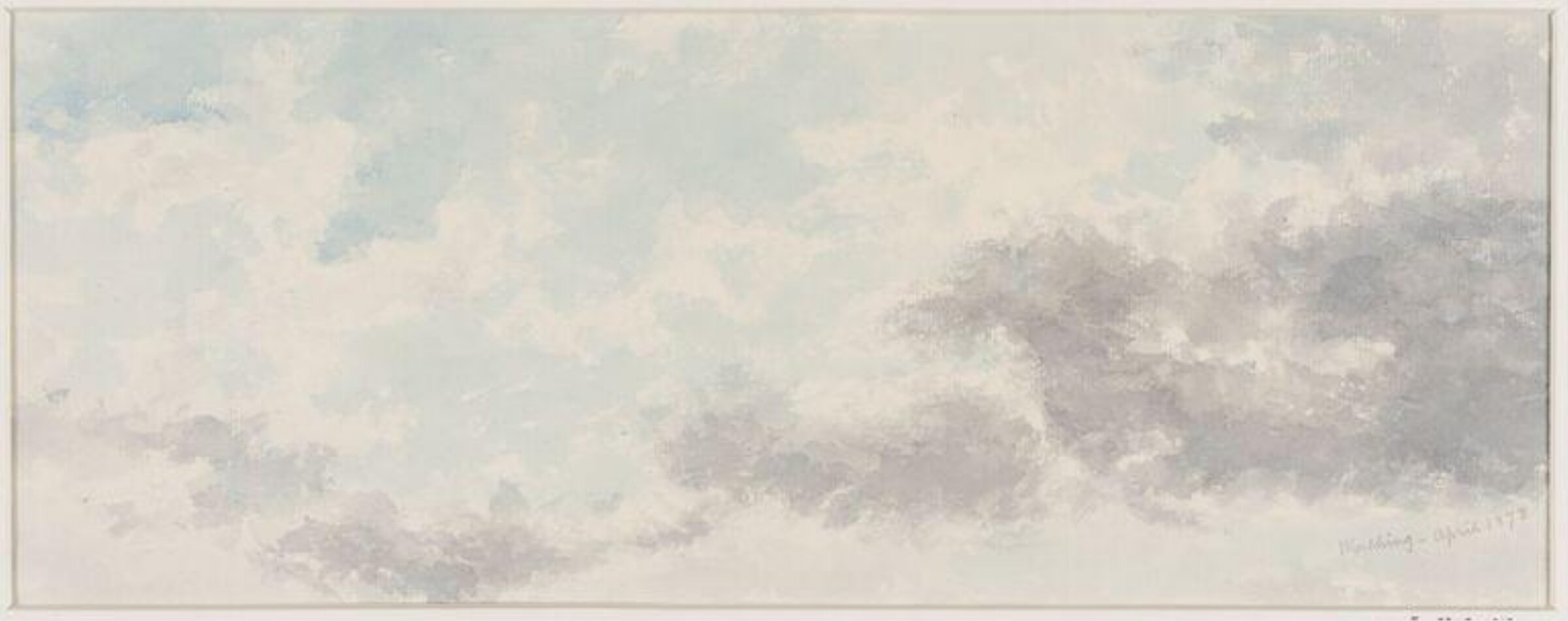 Studies of Clouds, Thomas Brittain Vacher, 1878