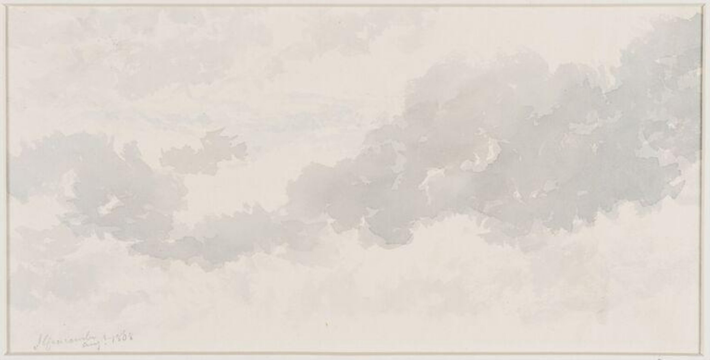 Studies of Clouds, Thomas Brittain Vacher, 1820-1880