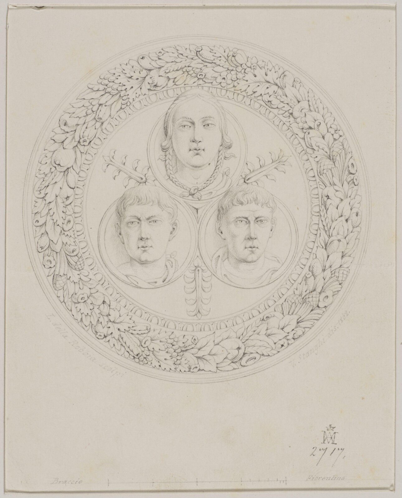 Drawing, V. Stanghi, c. 17th century - 19th century