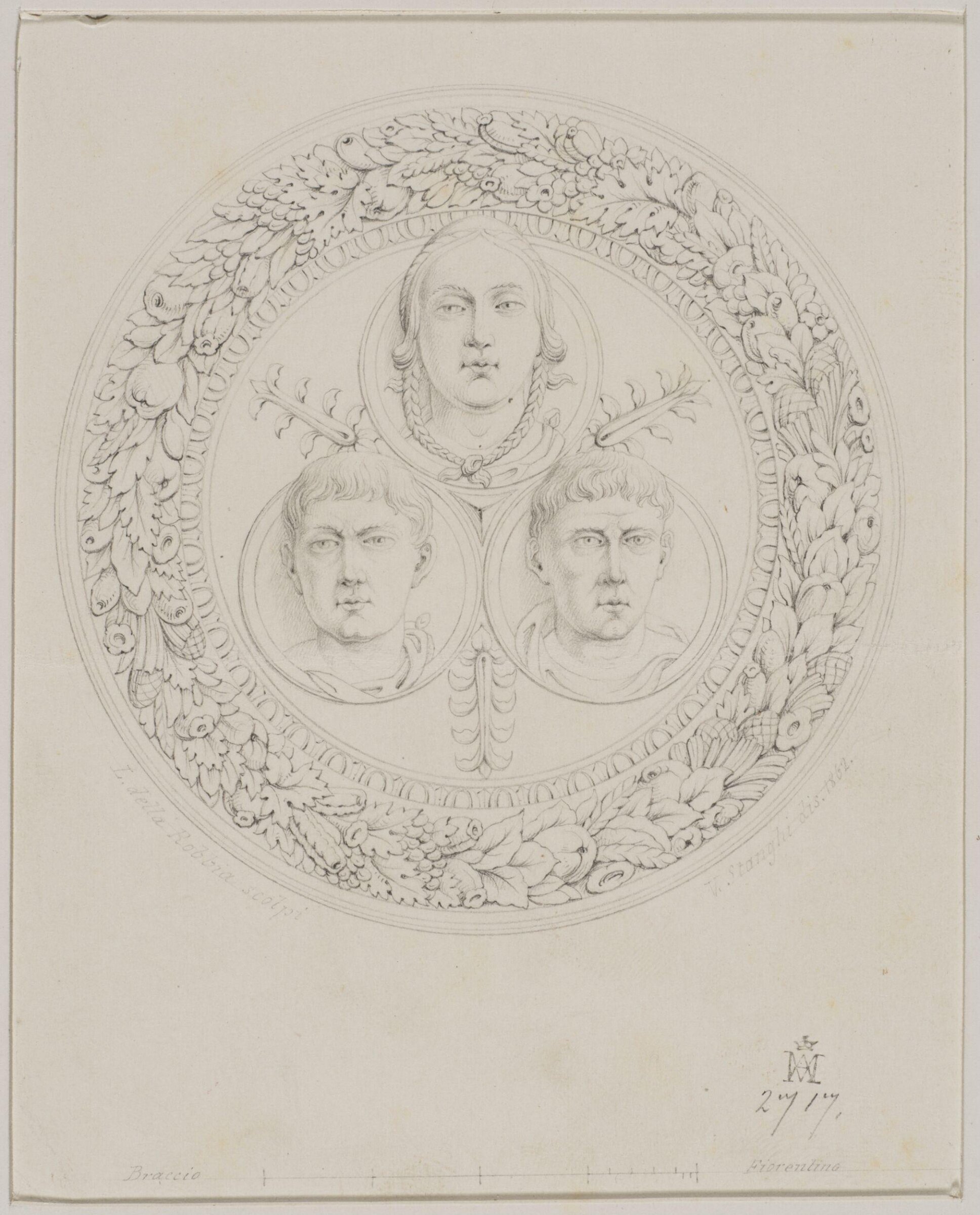 Drawing, V. Stanghi, c. 17th century - 19th century