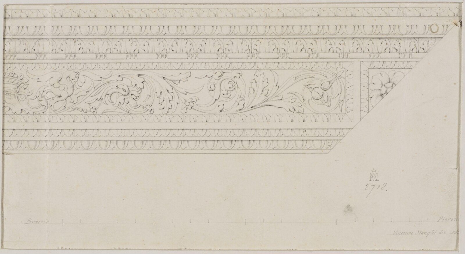 Drawing, V. Stanghi, c. 17th century - 19th century