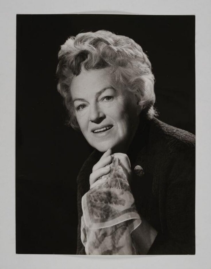 Photograph by Houston Rogers, portrait of Gracie Fields, 1964 top image