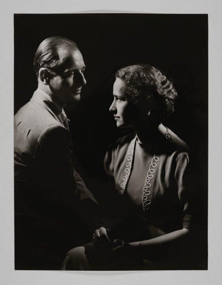 Photograph by Houston Rogers, portrait of John Gielgud and Peggy Ashcroft, 1937 top image