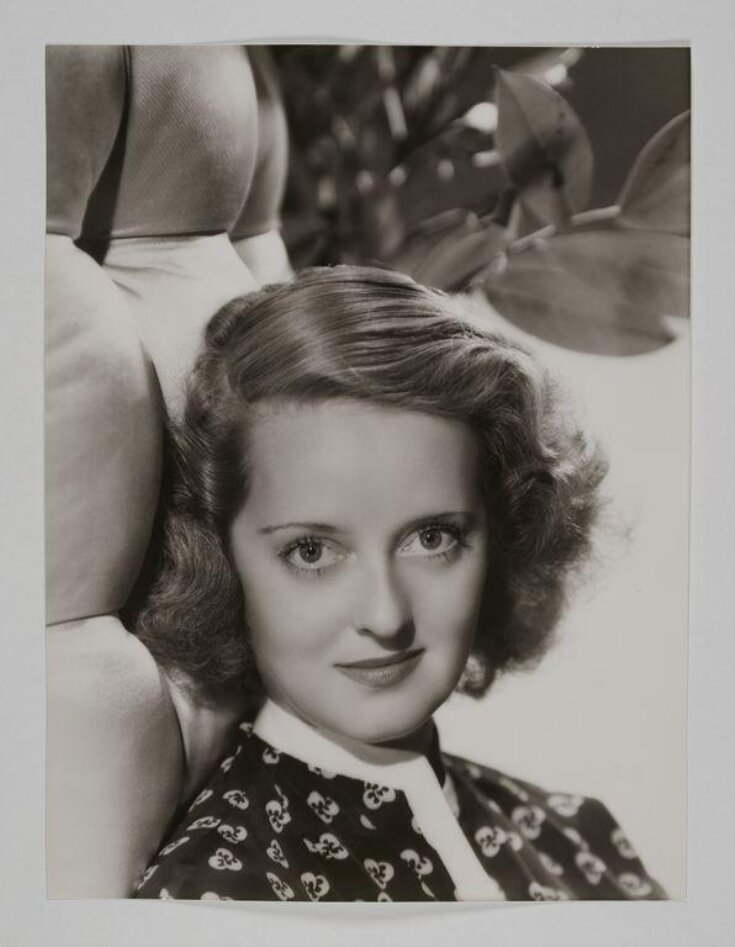 Photograph by Houston Rogers, portrait of Bette Davis, 1937 top image