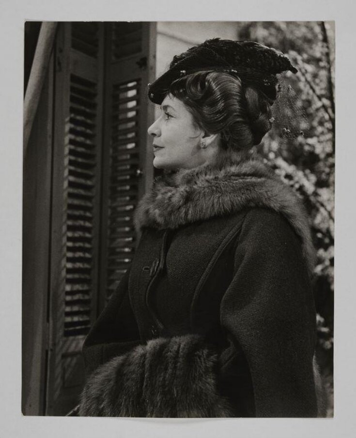 Photograph by Houston Rogers, portrait of Dame Peggy Ashcroft, 1962 top image
