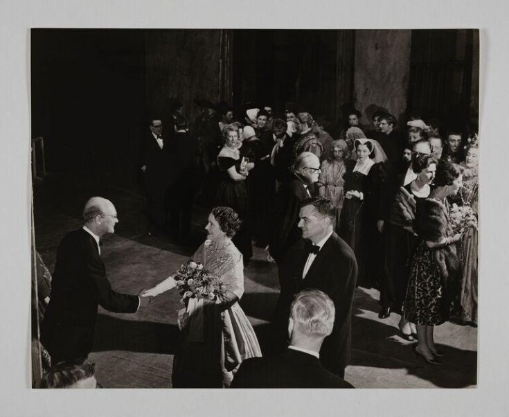 Photograph by Houston Rogers, tenth anniversary of the re-opening of the Old Vic Theatre, 1960 top image