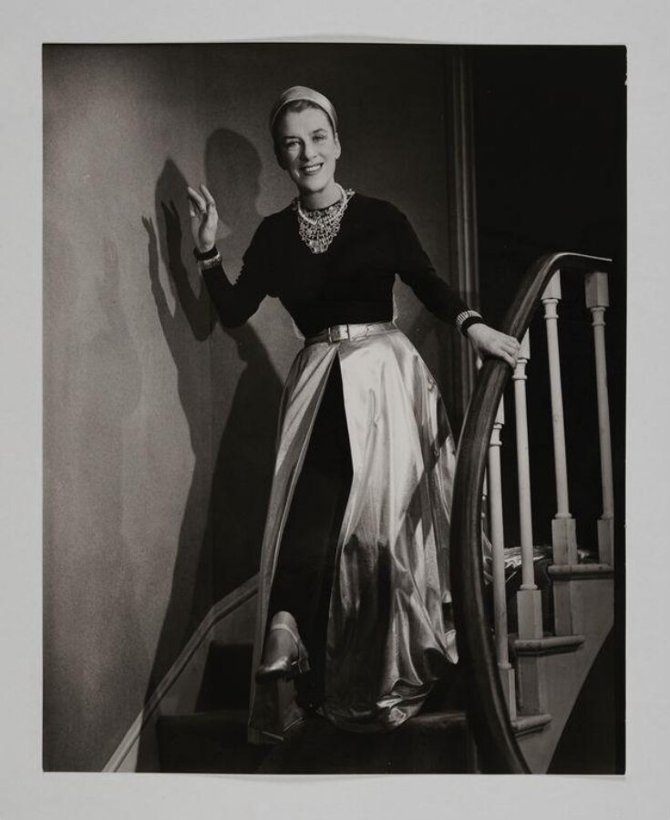 Photograph by Houston Rogers portrait of Beatrice Lillie 1958