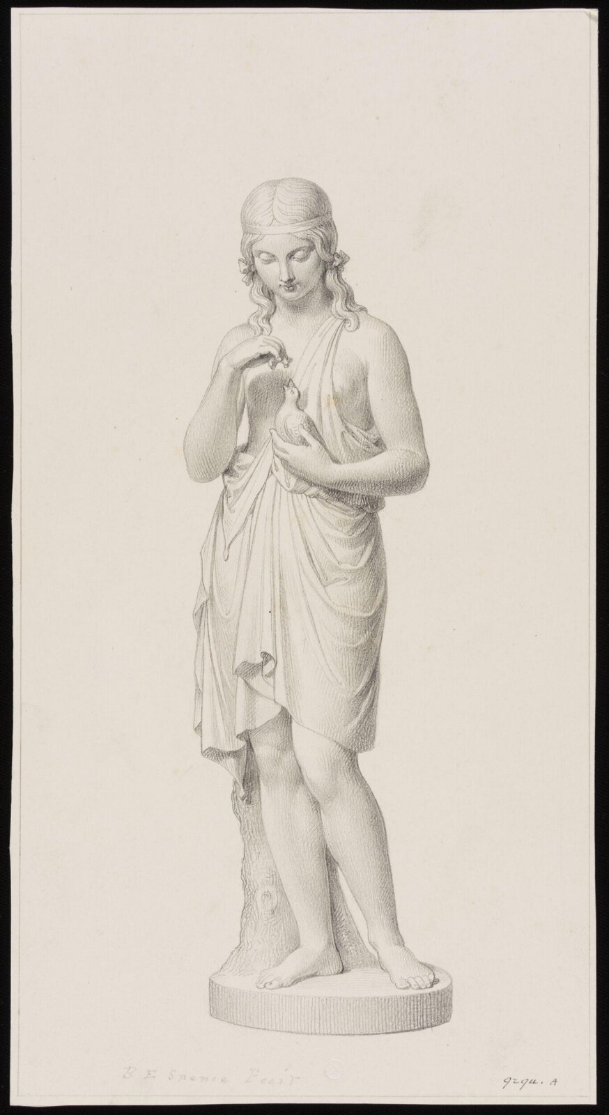 Drawing, Benjamin Evans Spence, c. 1842-1866