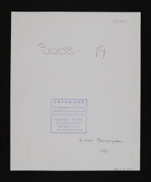 Photograph by Houston Rogers, portrait of Witold Malcuzynski, 1962 thumbnail 1