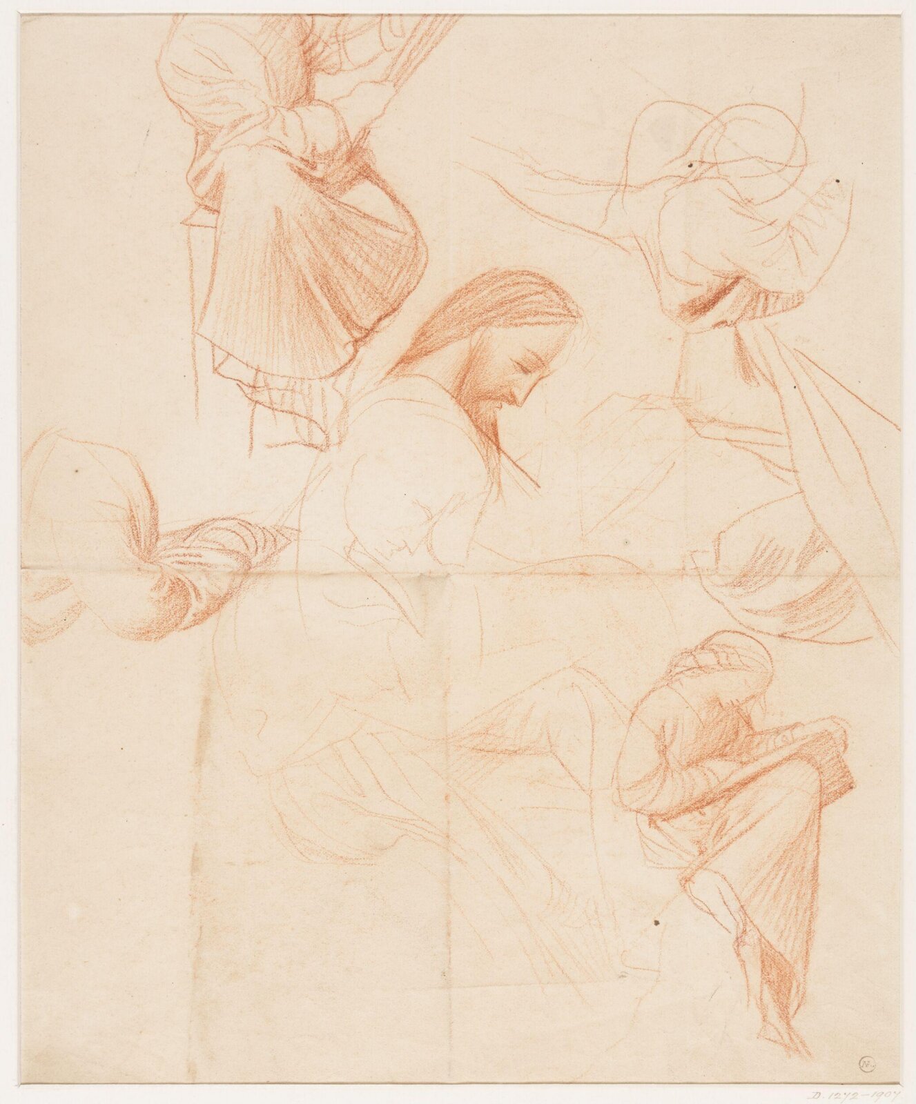 Drawing, Alfred Stevens