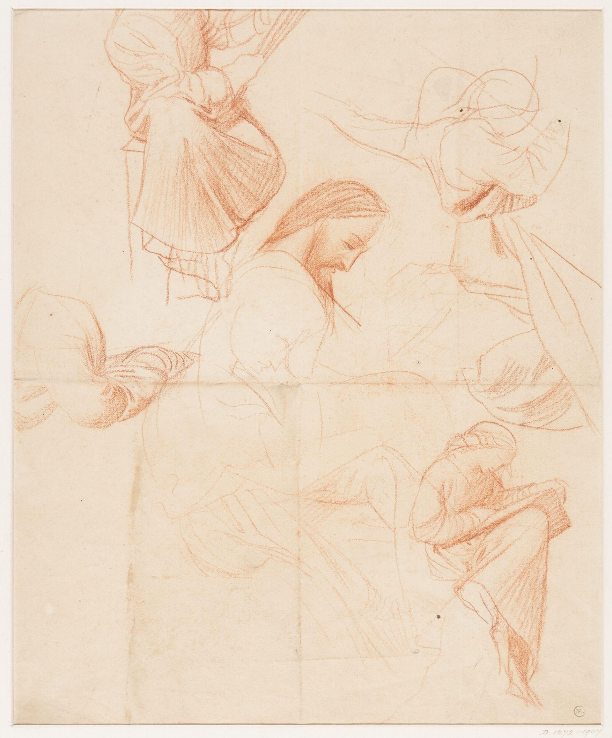 Drawing, Alfred Stevens