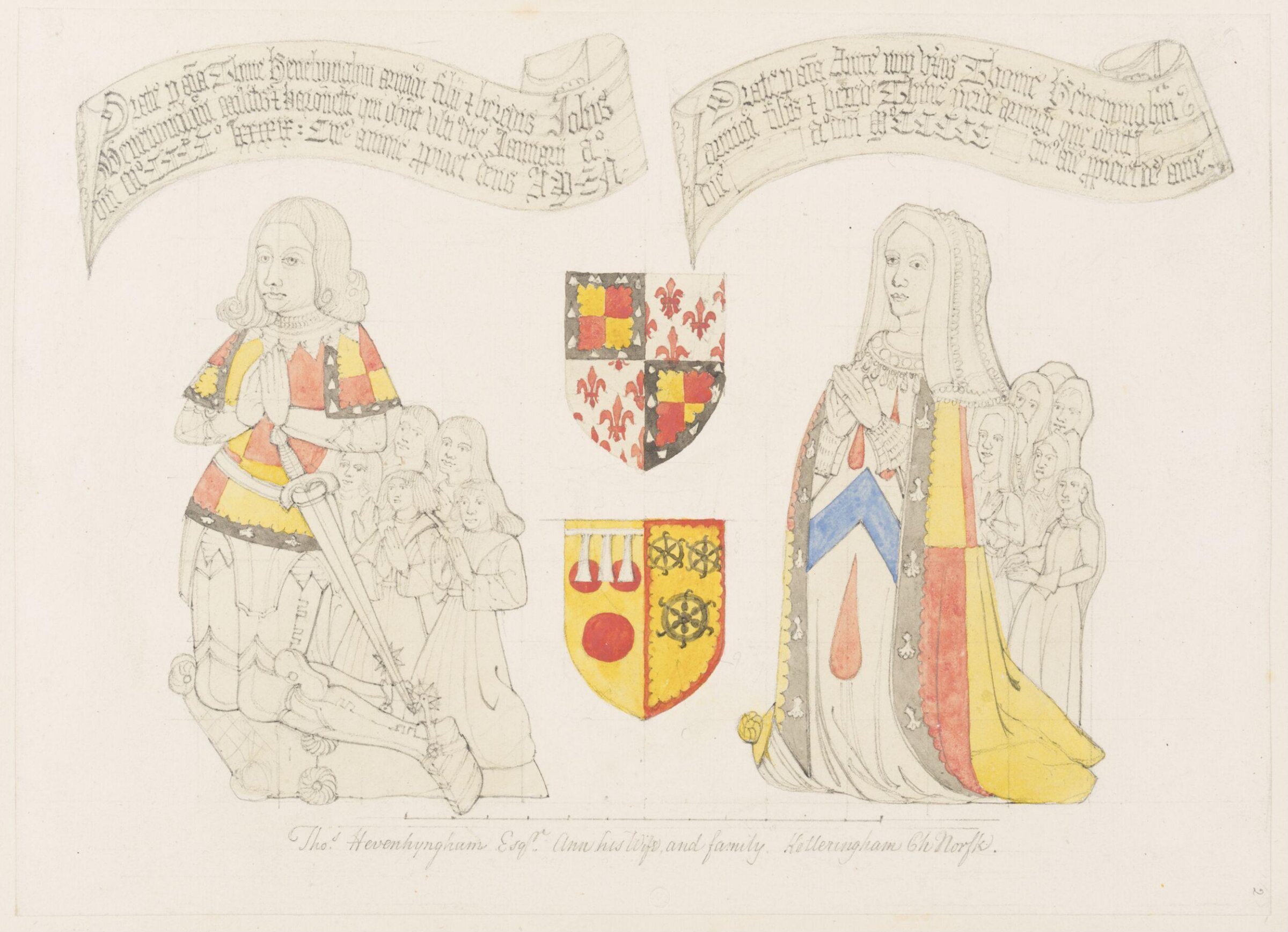 Sepulchral Brasses in Norfolk and Suffolk, John Sell Cotman, ca. 1830s