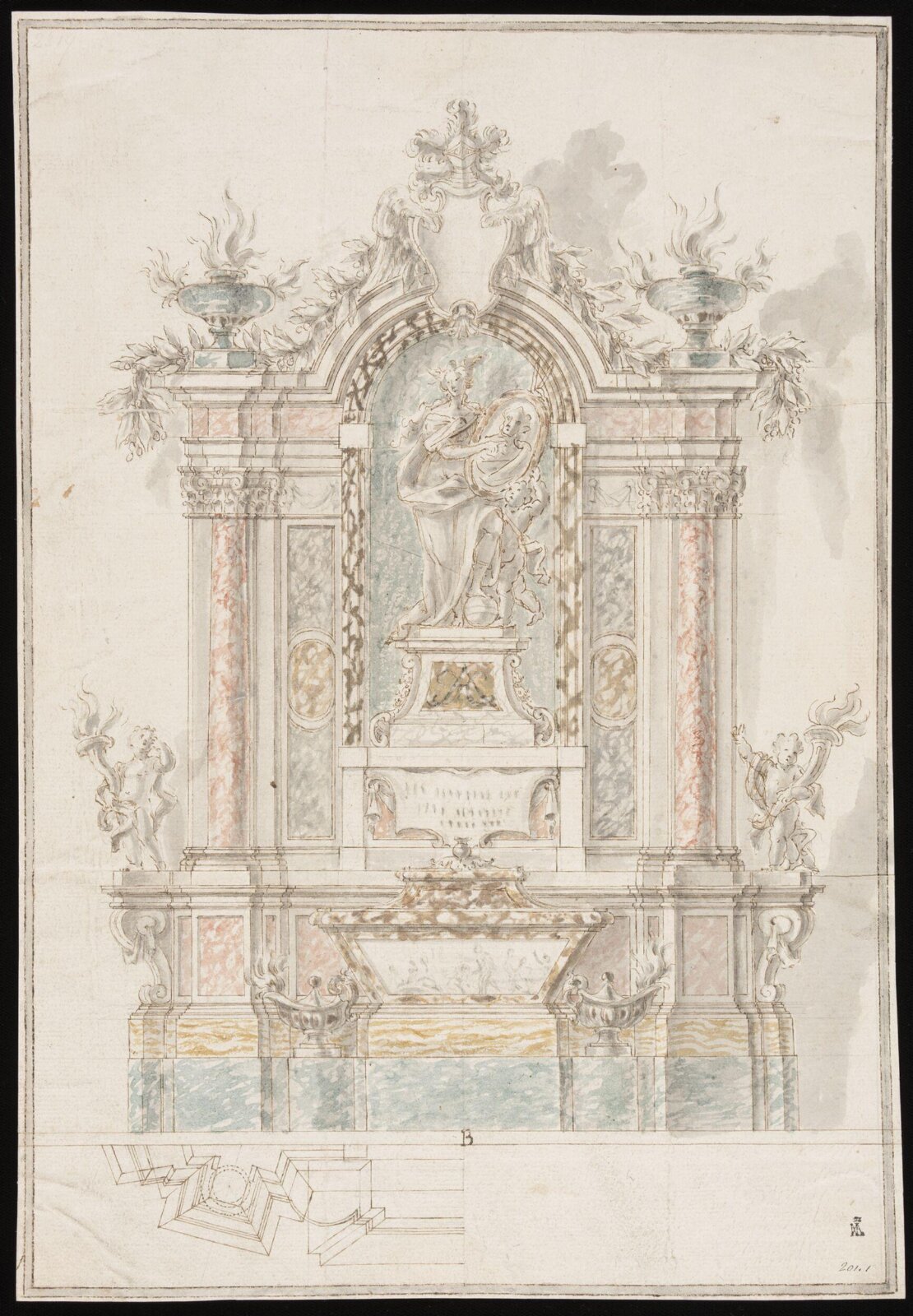 Drawing, c. 17th century - 19th century