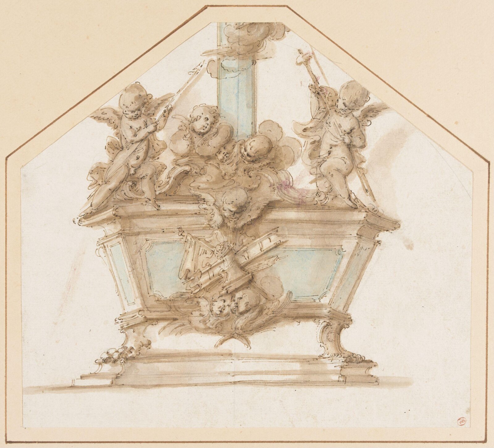 Designs for caskets, mid 16th century