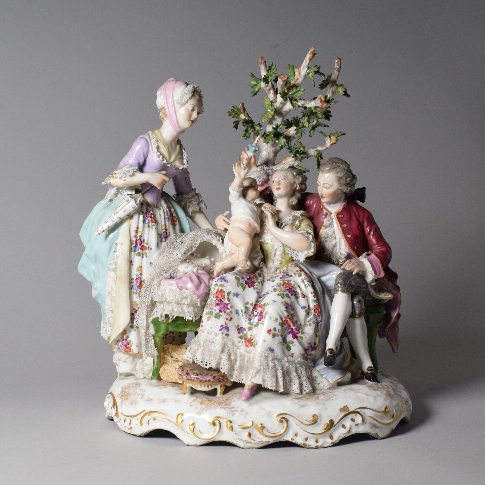 Figure group, samson, 19th century