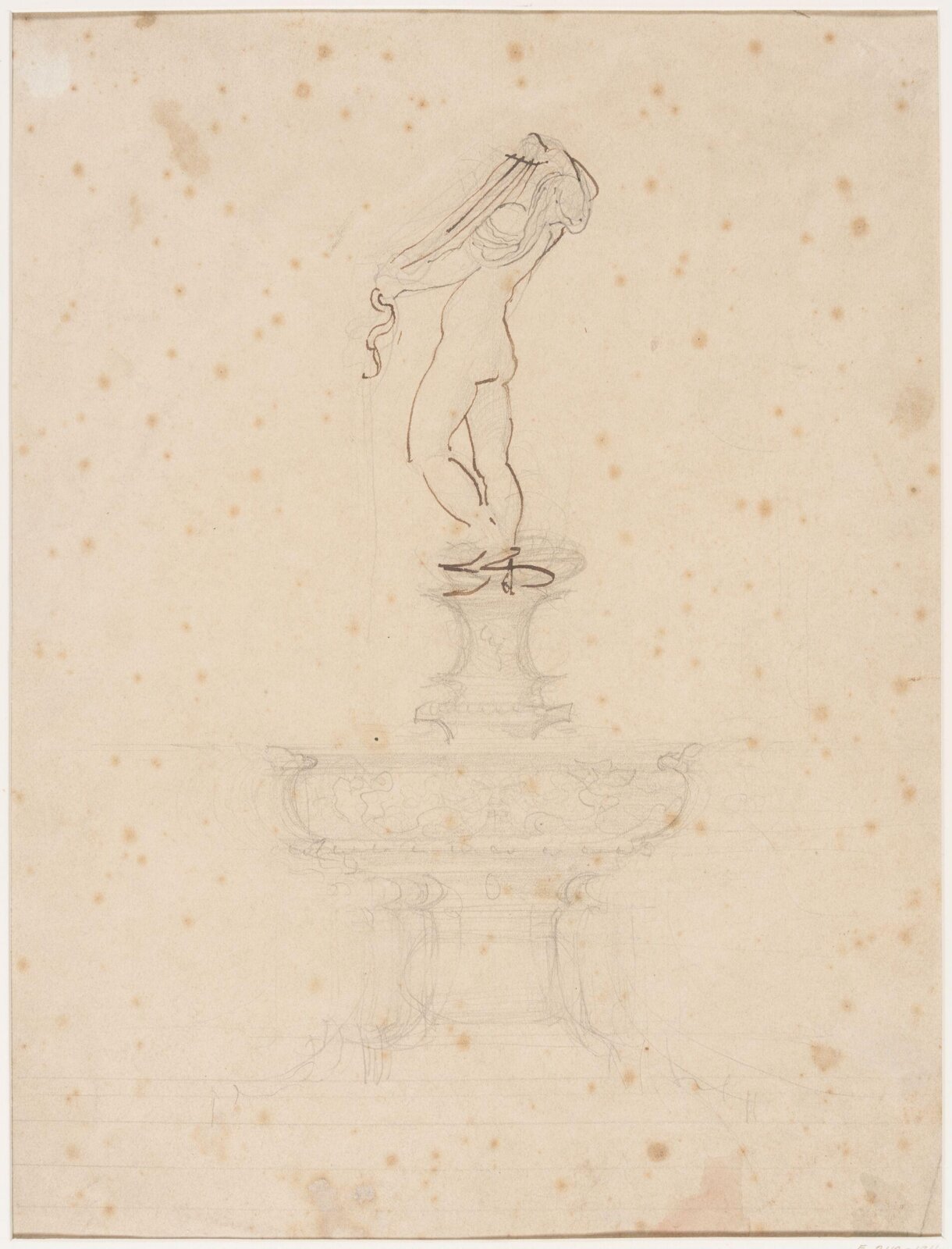 Drawing, Alfred Stevens, 19th century