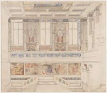 Design for the interior of the Museum of Practical Geology, Jermyn Street, London thumbnail 1