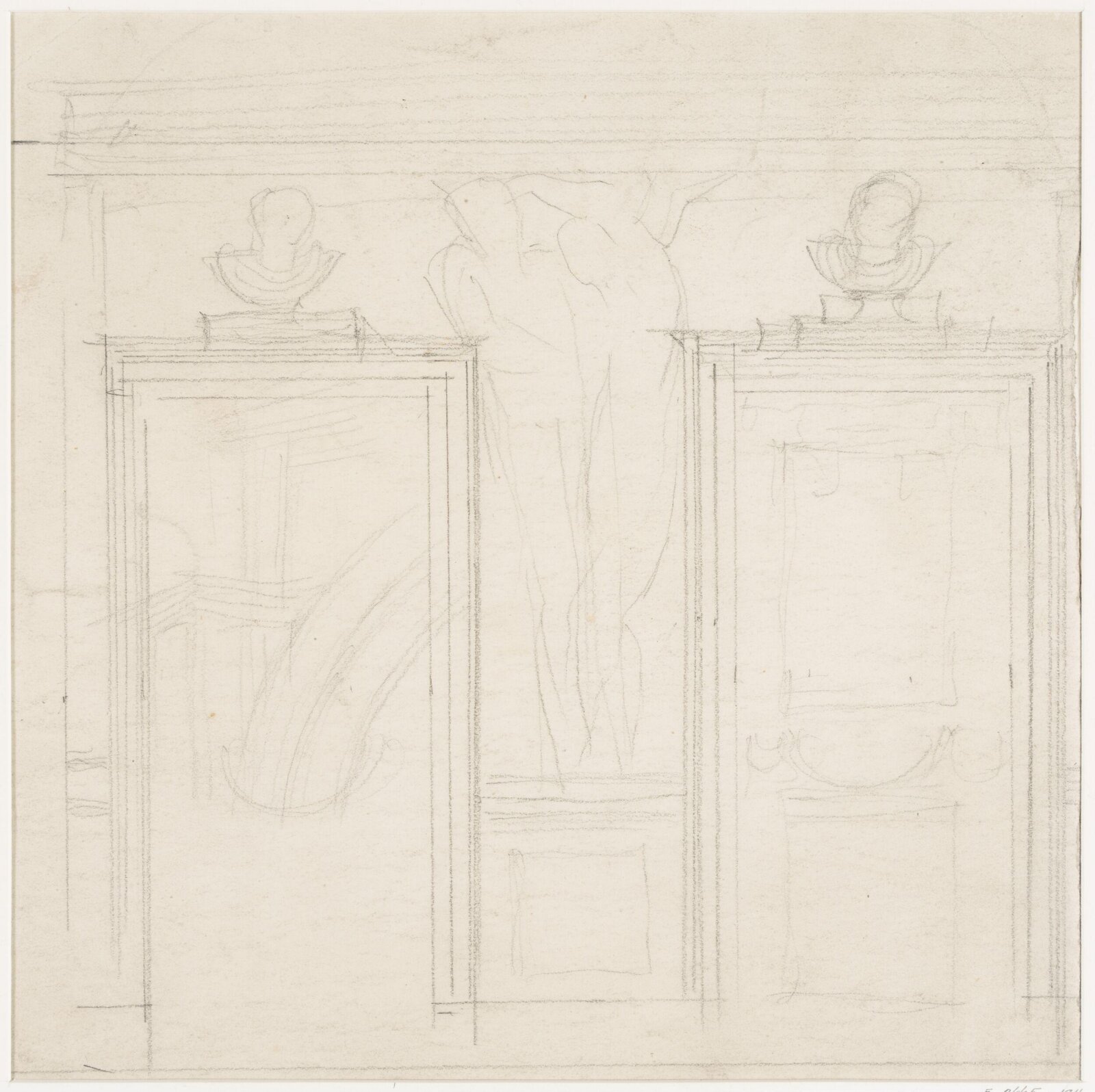 Drawing, Alfred Stevens