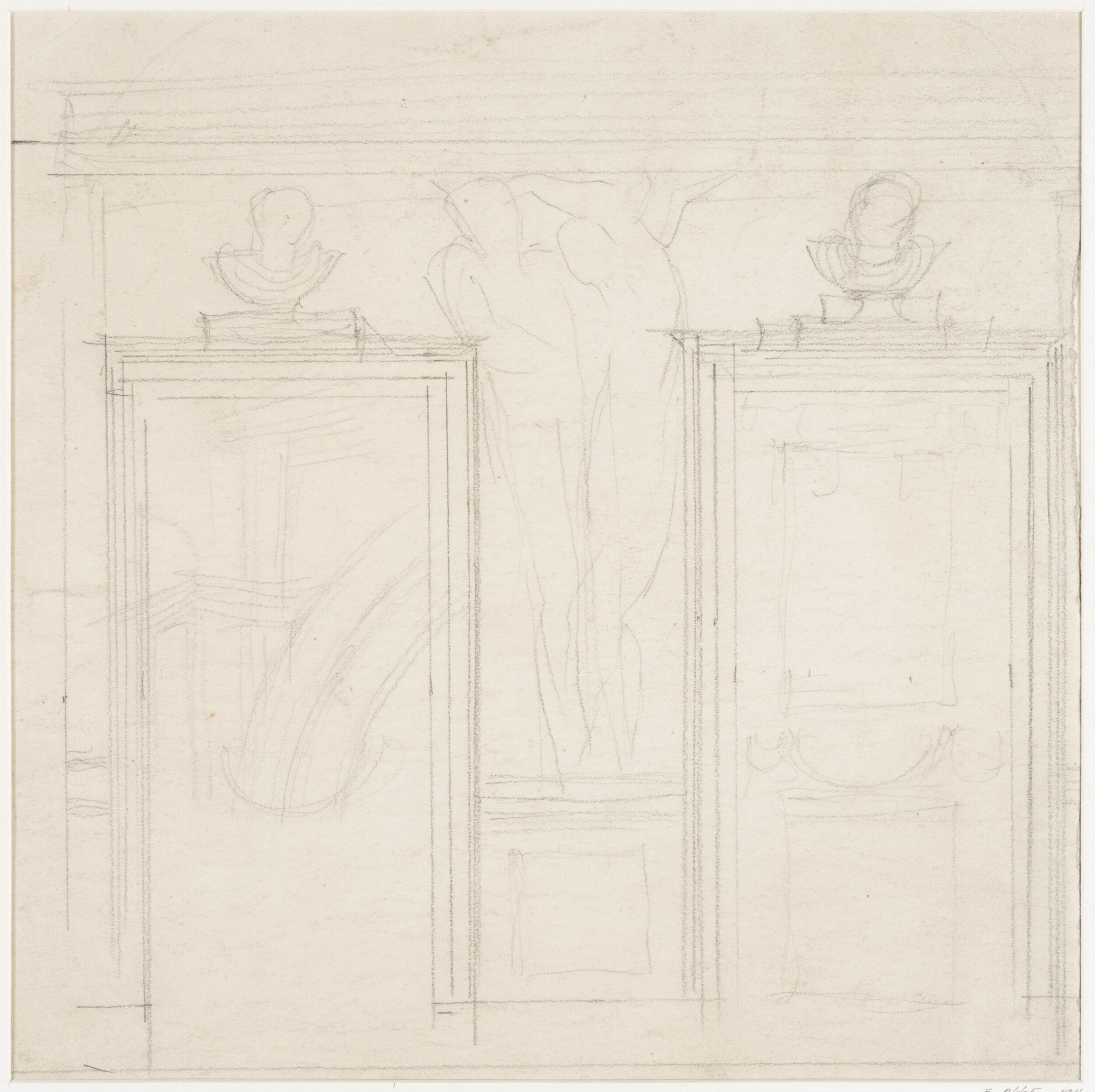 Drawing, Alfred Stevens