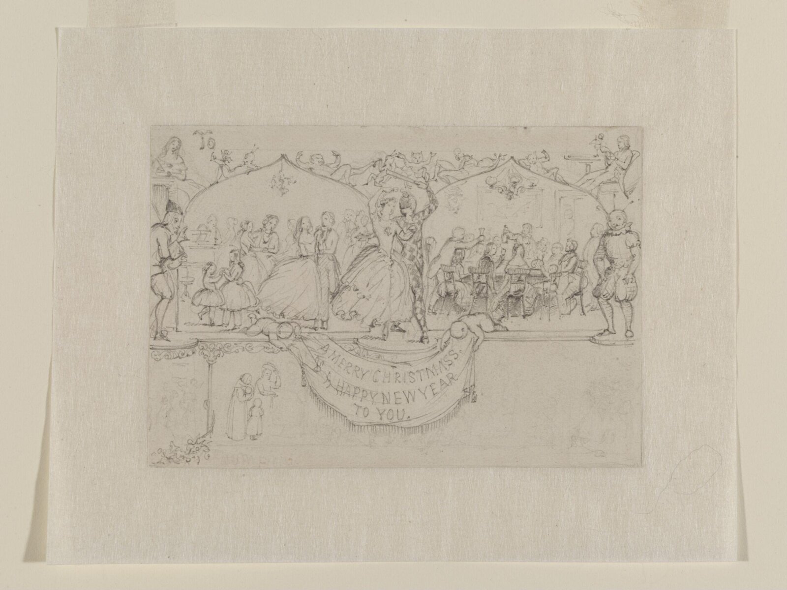 The second Christmas card, William Maw Egley, 1848