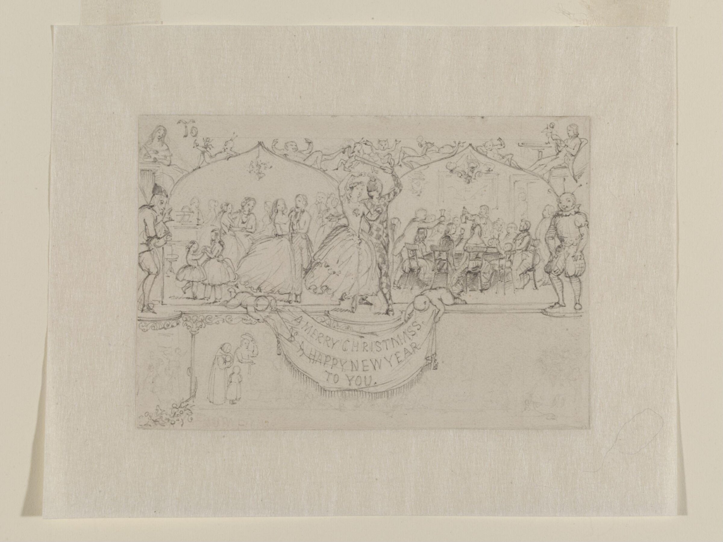 The second Christmas card, William Maw Egley, 1848