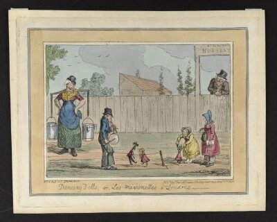 'Dancing Dolls, or, Les Marionettes a Londres'