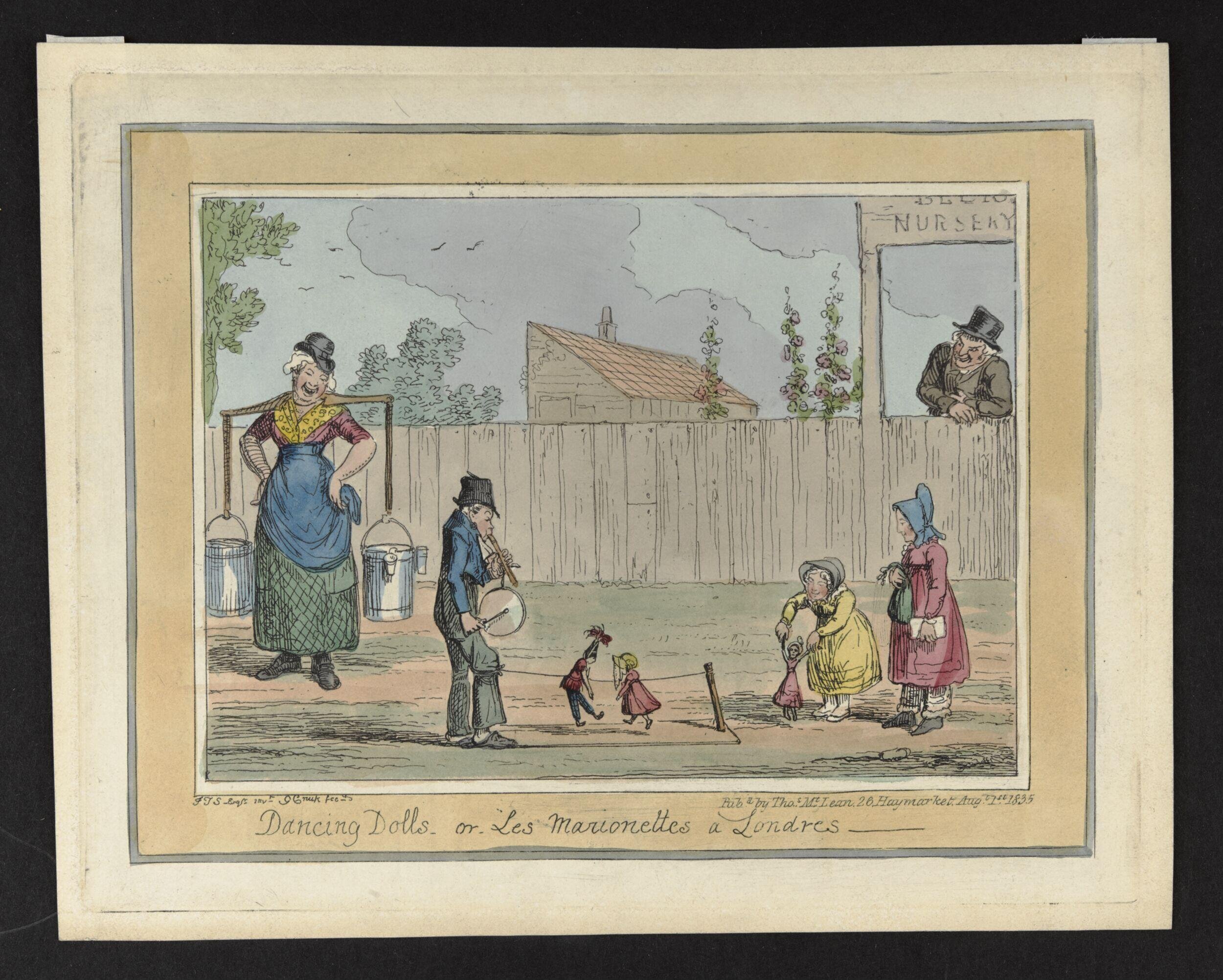 'Dancing Dolls, or, Les Marionettes a Londres'