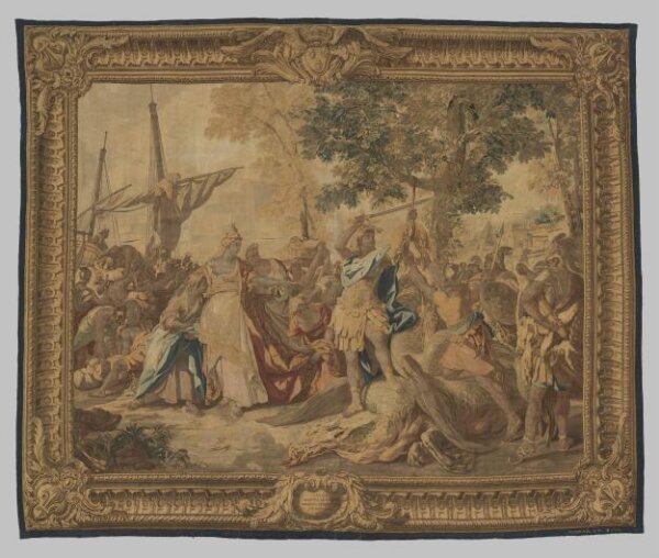 Tapestry  Audran  Troy, Jean Francois de  V&A Explore The Collections