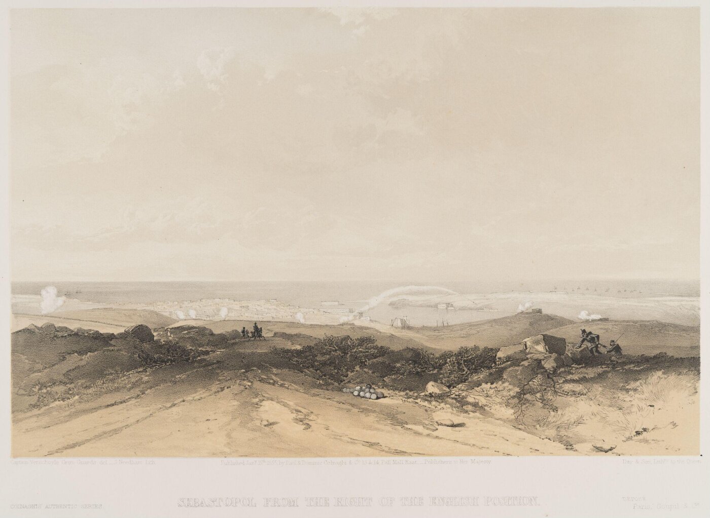 Colnaghi, Sebastopol from the Right of the English Position