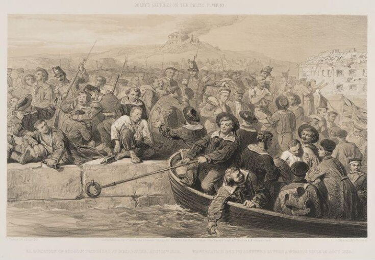 Embarkation of Russian Prisoners at Bomarsund top image